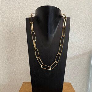 Banana Republic Brass Heirloom Link Necklace by Aureus + Argent